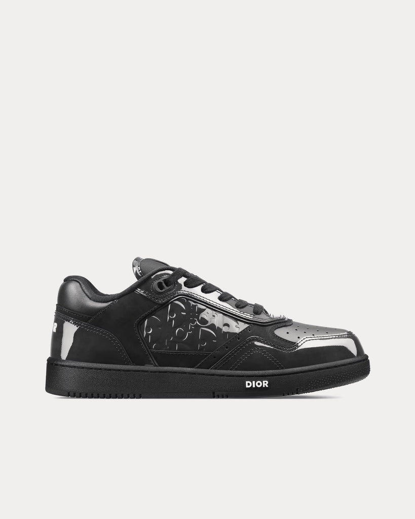 DIOR B27 Leather And Dior Oblique Jacquard Sneakers