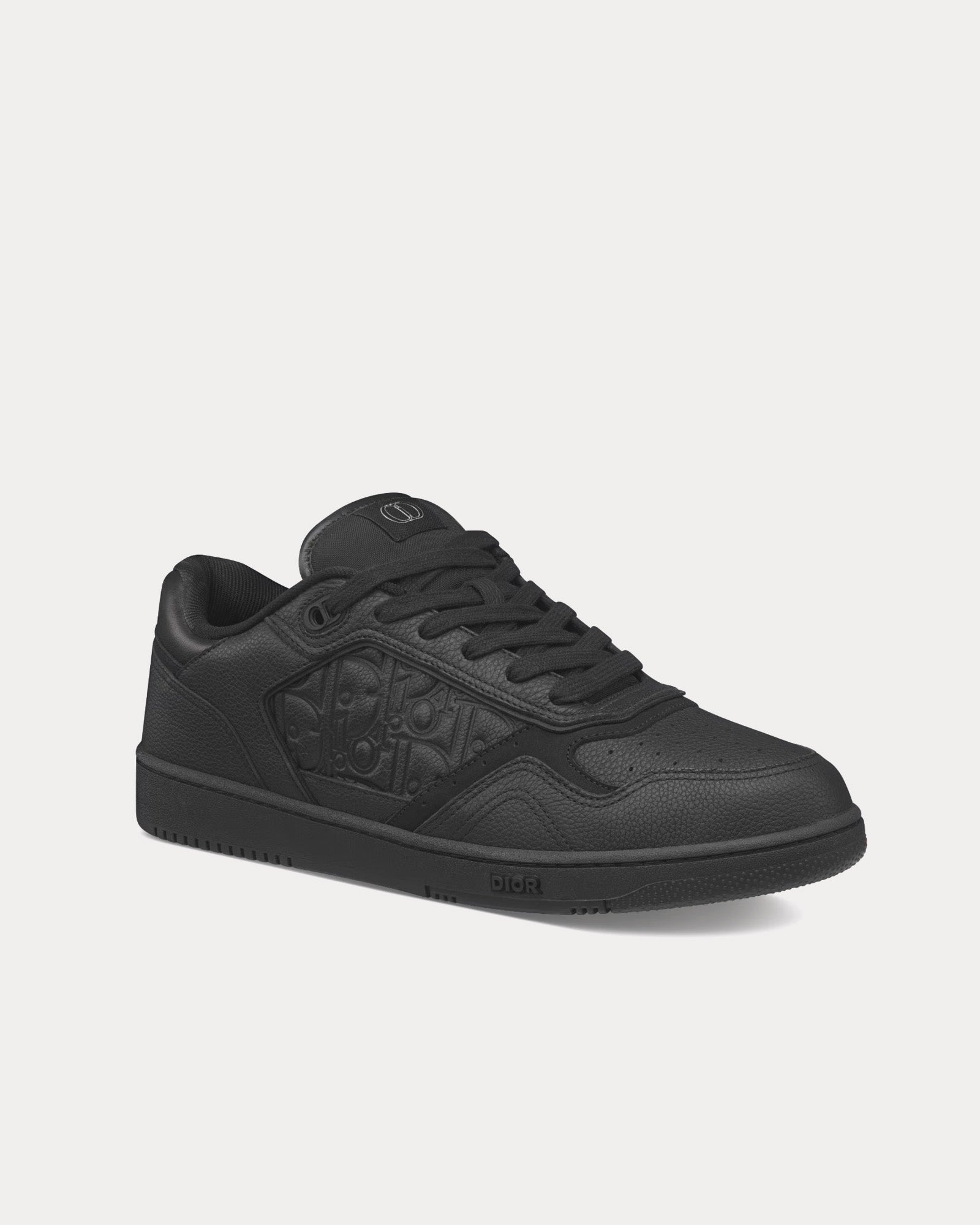 Dior B27 Black Grained Calfskin and Black Dior Gravity Leather Low Top ...