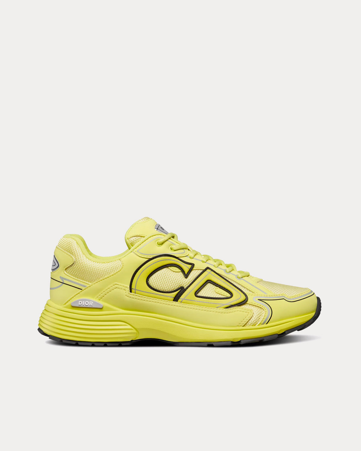 Dior B30 Yellow Mesh and Technical Fabric Low Top Sneakers - 1