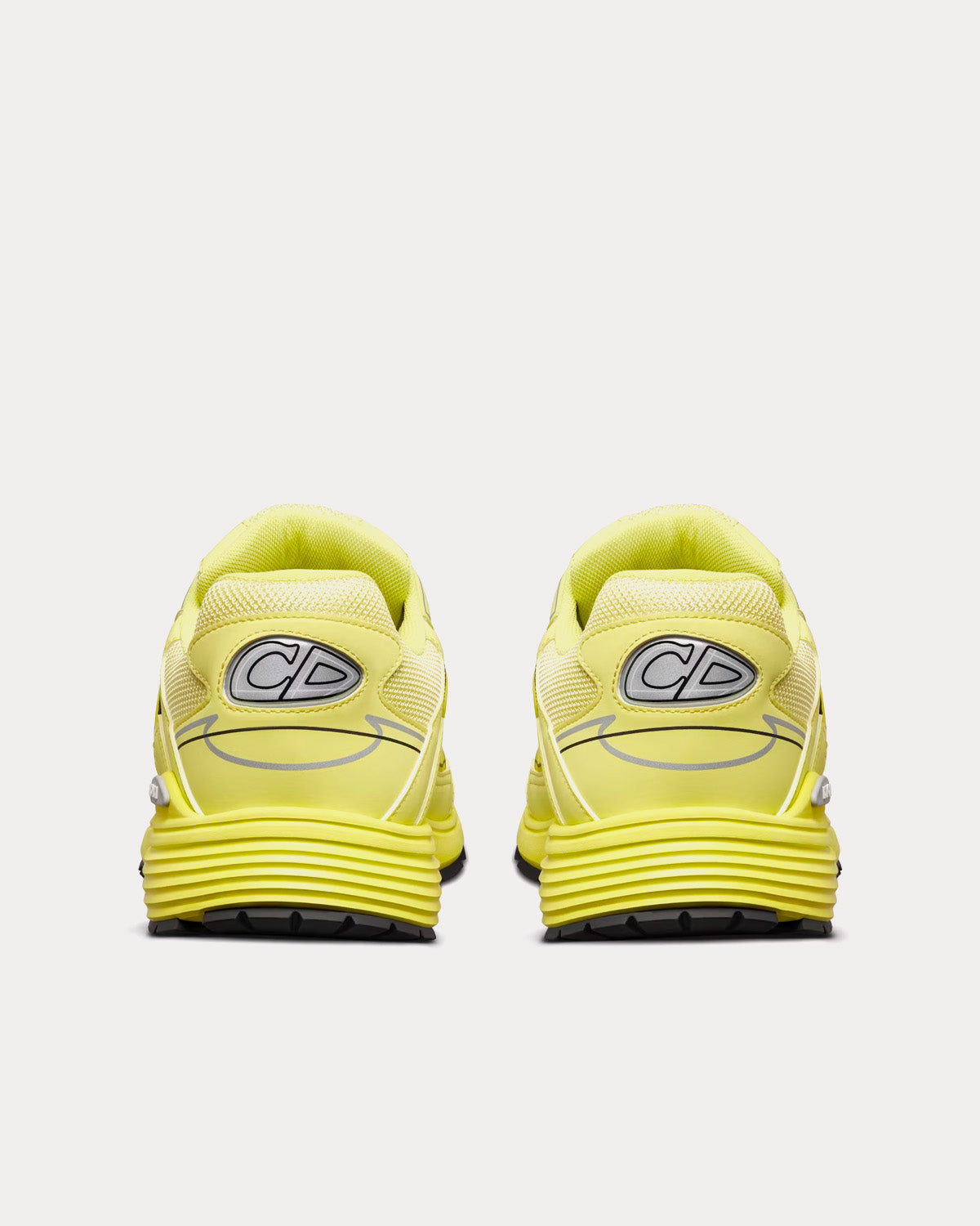 Dior B30 Yellow Mesh and Technical Fabric Low Top Sneakers - 4