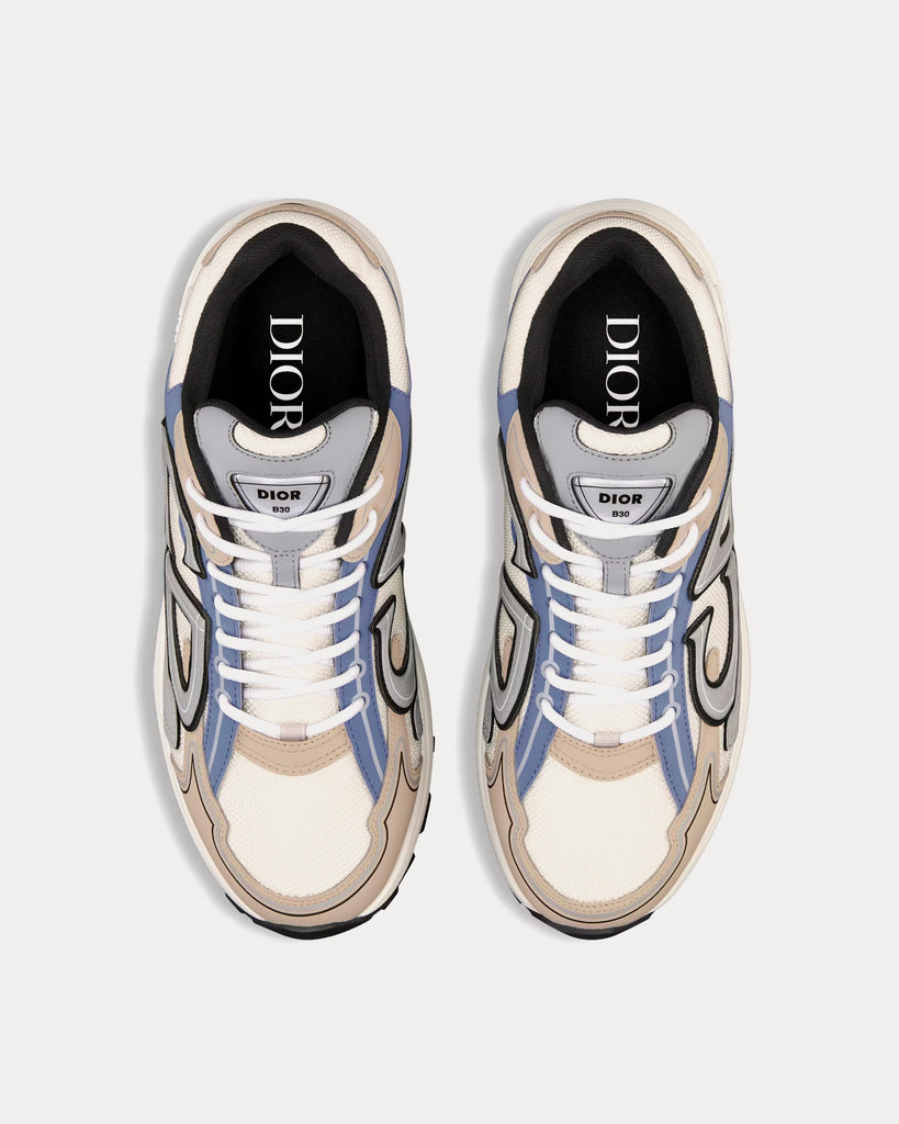 Dior B22 Blue Technical Mesh and Silver-Tone Smooth Calfskin Low Top  Sneakers - Sneak in Peace