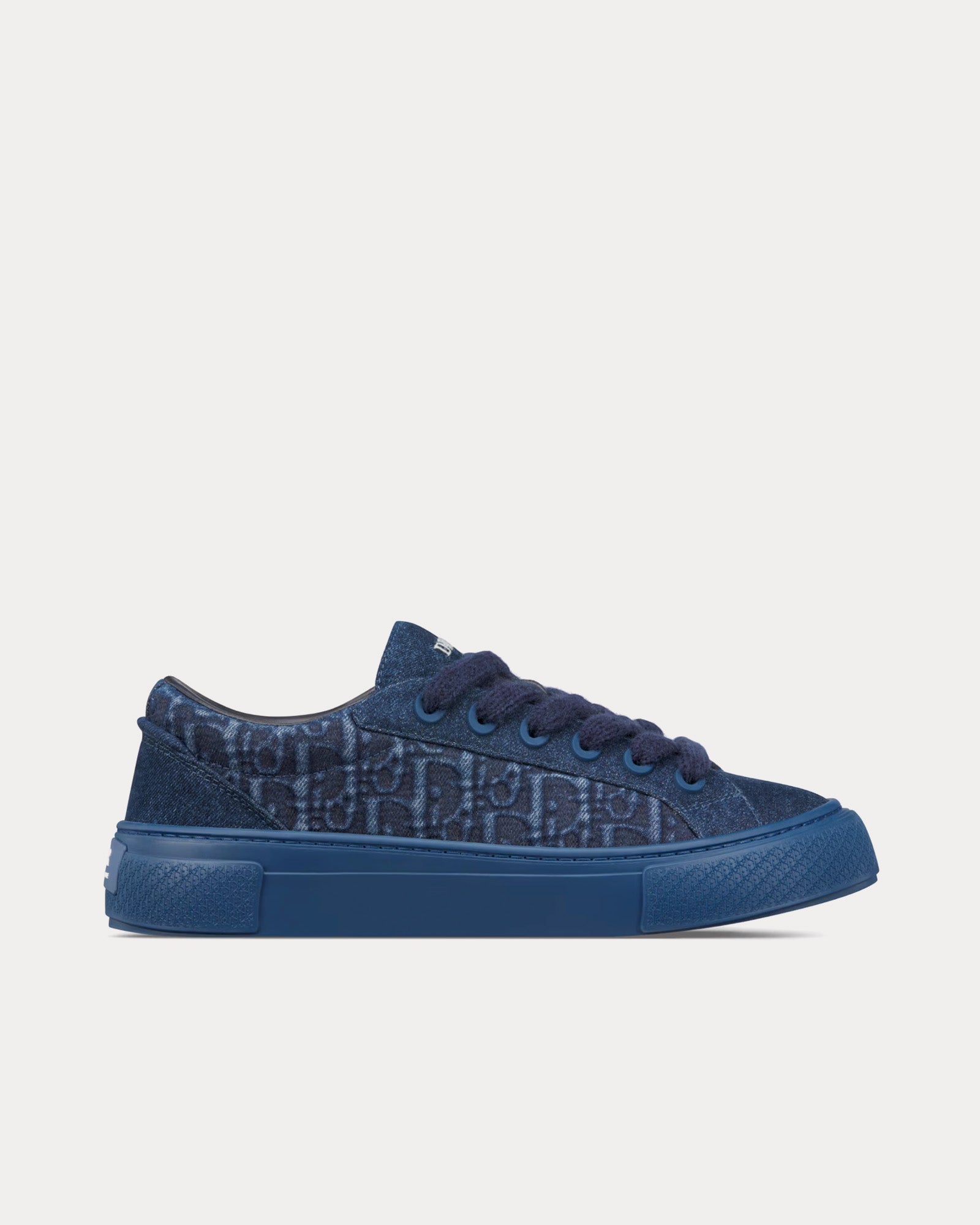 Dior B33 Dior Oblique Denim Blue Low Top Sneakers - 1