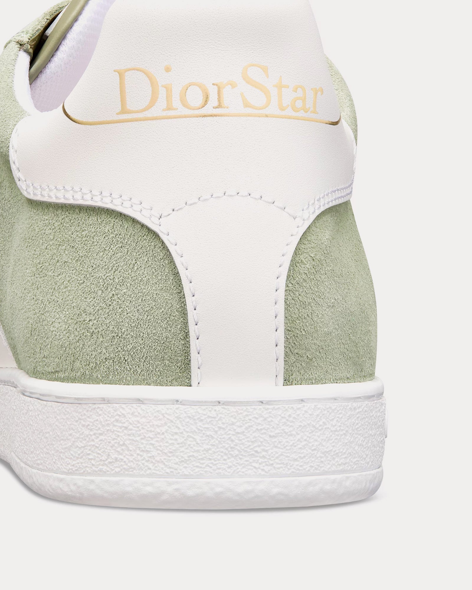 Dior Dior Star Suede & Calfskin Peyote Green / White Low Top Sneakers - 4