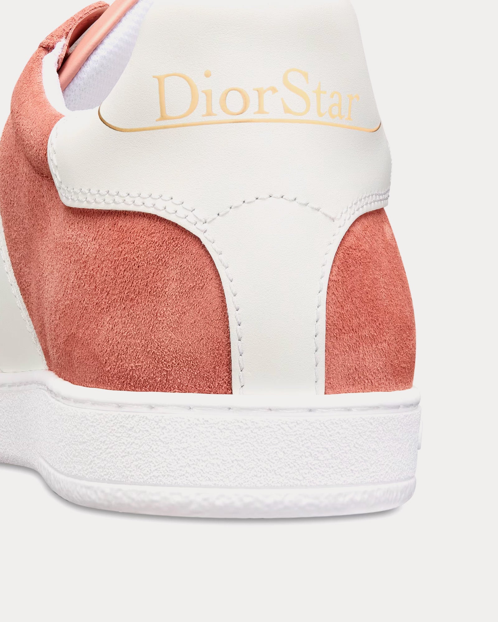 Dior Dior Star Suede & Calfskin Pastel Pink / White Low Top Sneakers - 4