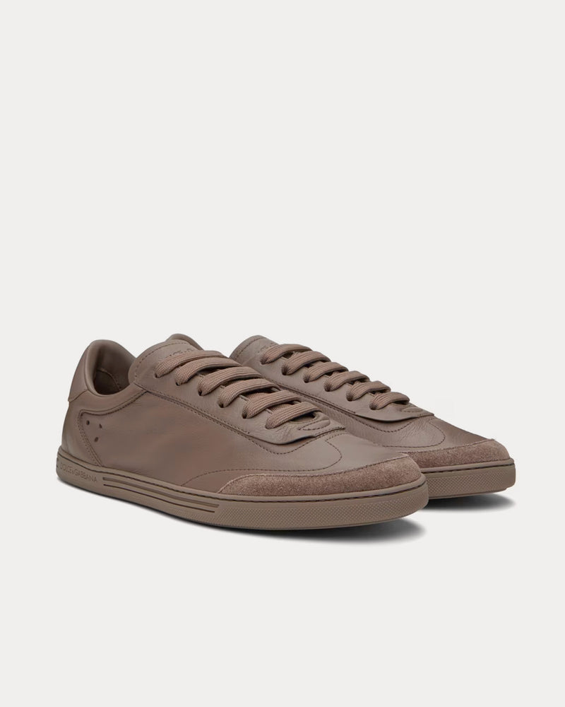 Dolce & Gabbana Saint Tropez Calfskin Turtledove Low Top Sneakers - 2