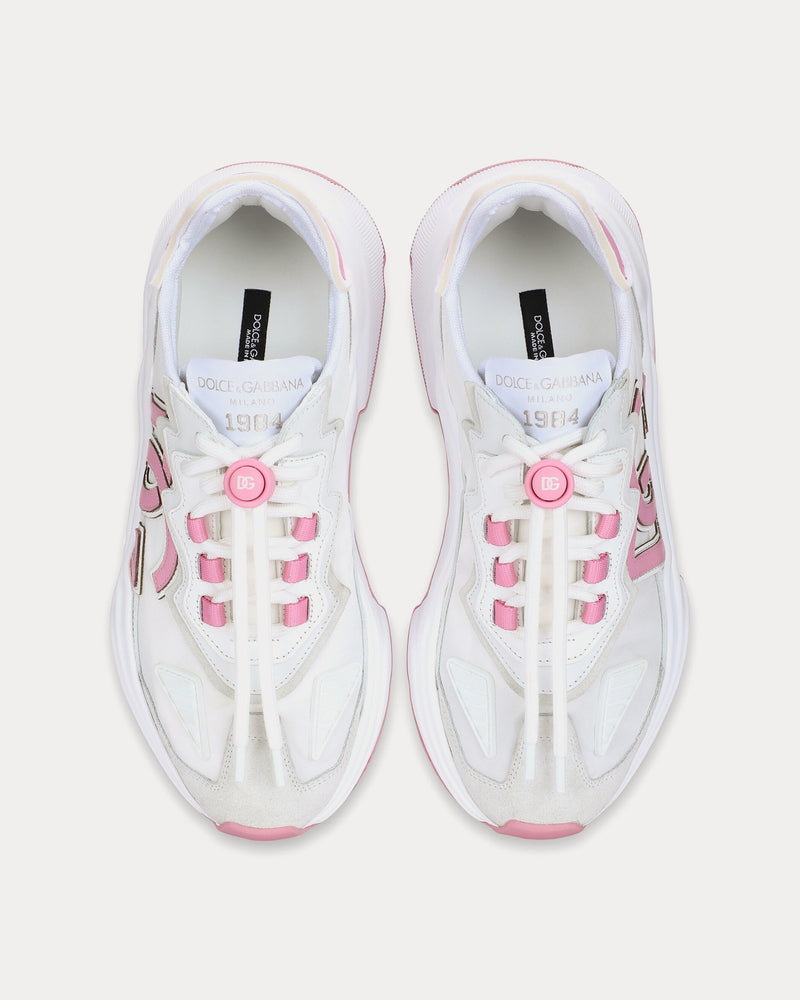 Dolce & Gabbana Daymaster White / Light Pink Low Top Sneakers - 2