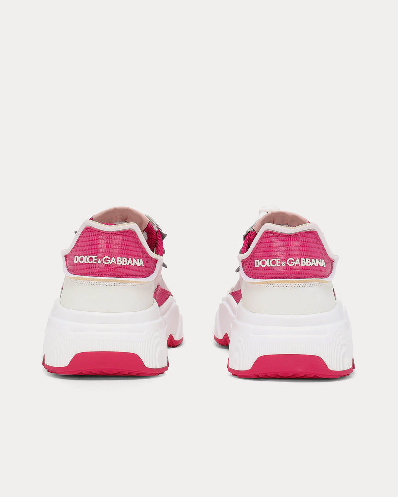 Dolce & Gabbana Daymaster White / Pink Low Top Sneakers - 3