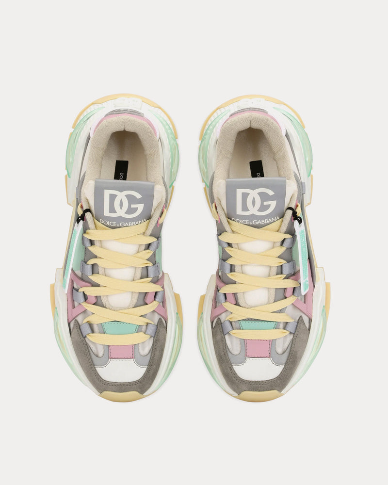 Dolce & Gabbana Airmaster Mixed Materials Multi Low Top Sneakers - 2