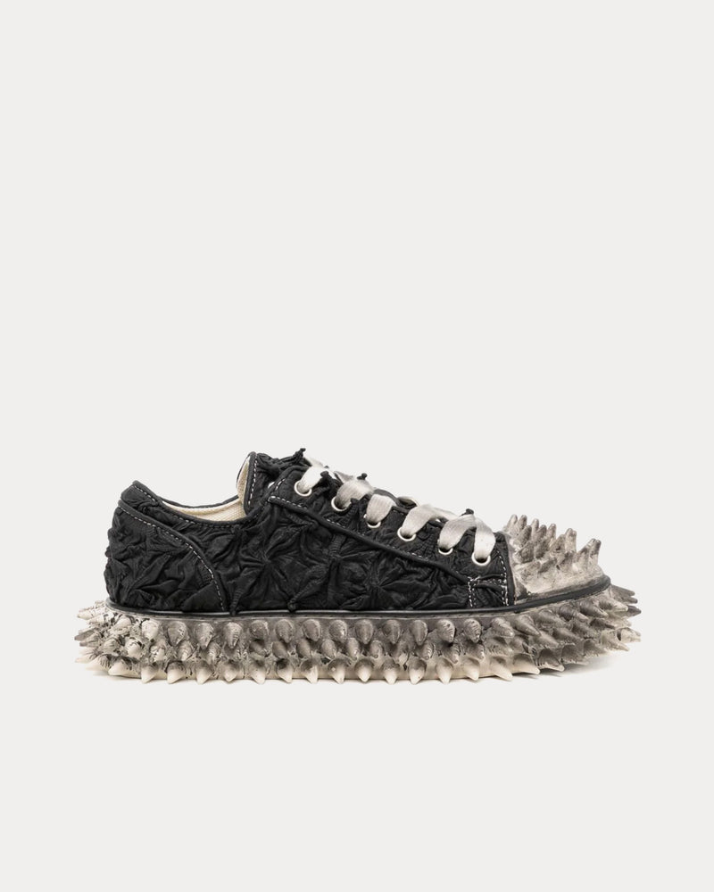 Doublet Porcupine Black Low Top Sneakers - 1