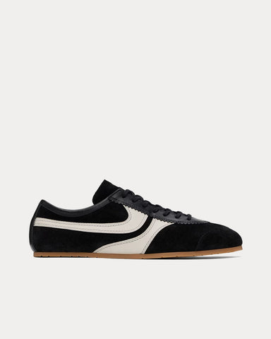 Dries Van Noten 70's Suede Black Low Top Sneakers