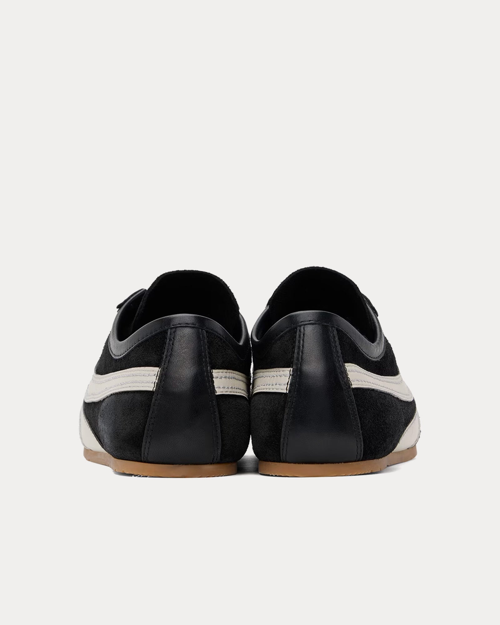 Dries Van Noten 70's Suede Black Low Top Sneakers - 3