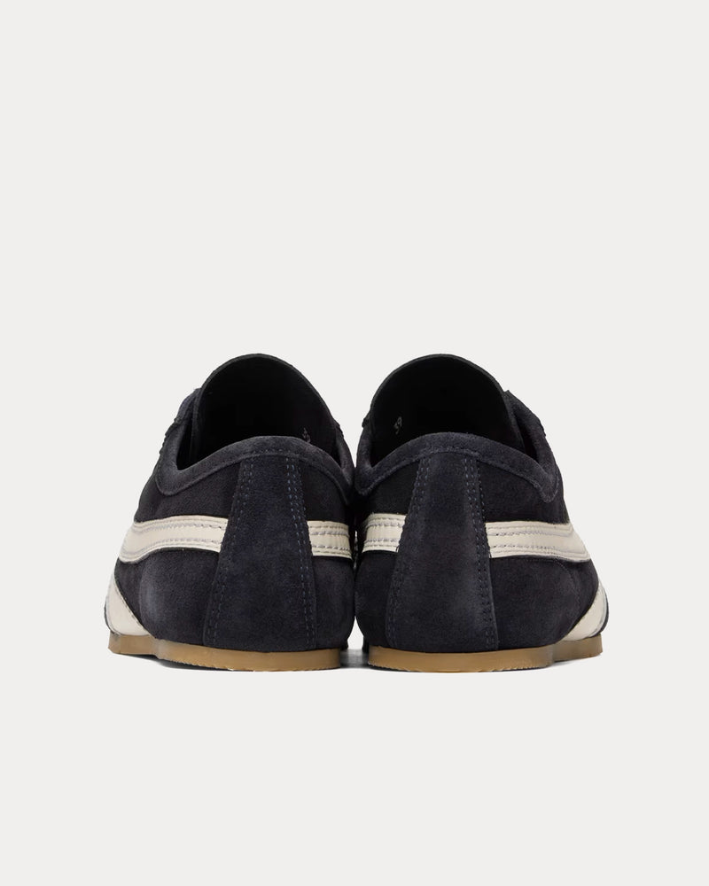 Dries Van Noten Dustin Suede Navy Low Top Sneakers - 3