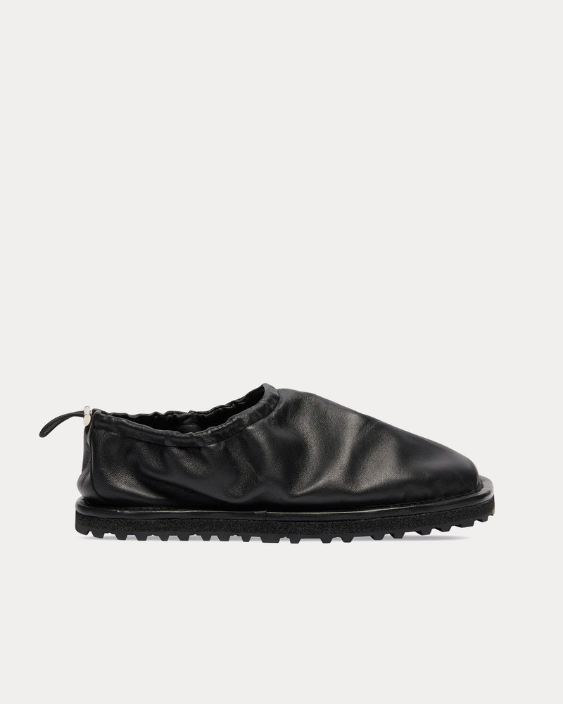 Dries Van Noten Drawstring Black Slippers - 1