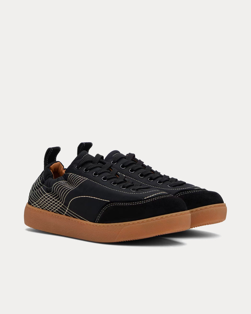 Dries Van Noten Quilted Black Low Top Sneakers - 2