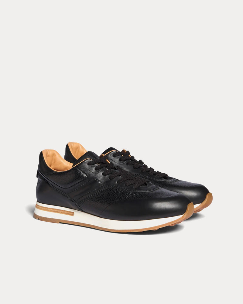 Dunhill Duke II Leather Runner Black Low Top Sneakers - 3