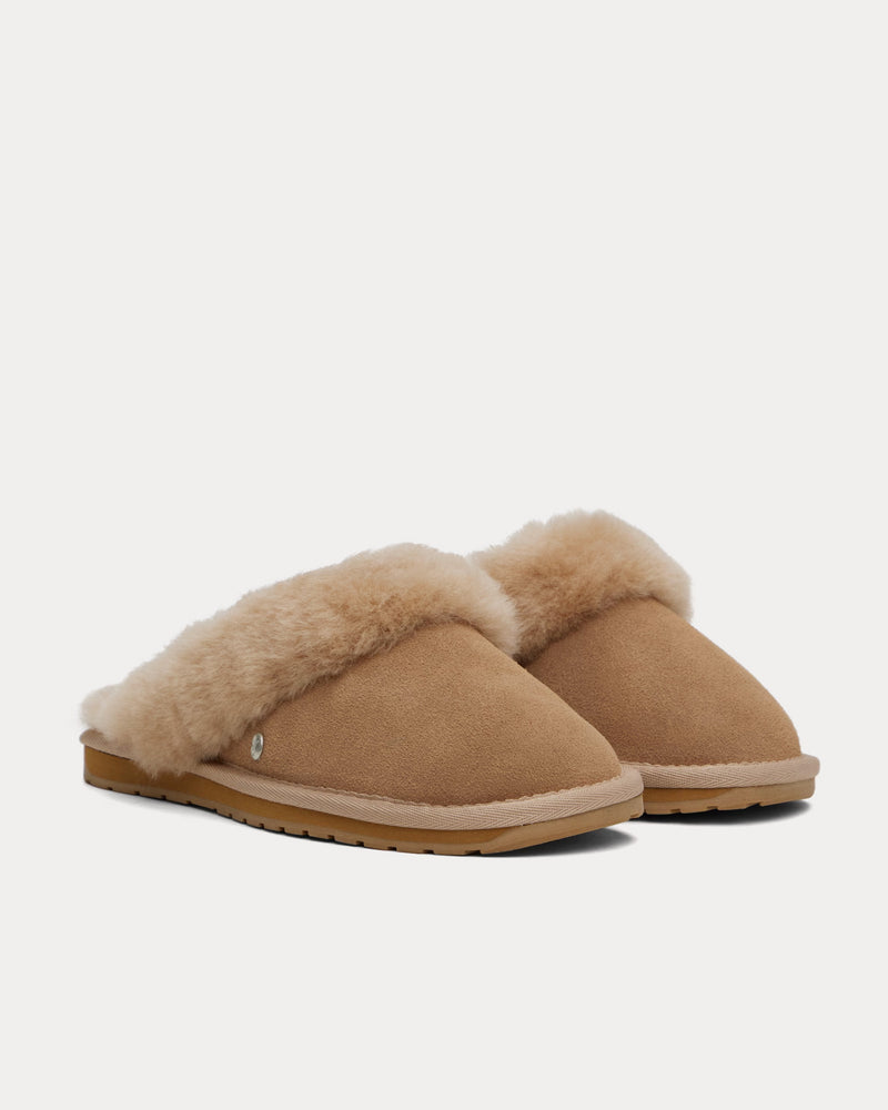 Emu Australia Jolie Camel Slippers - 2