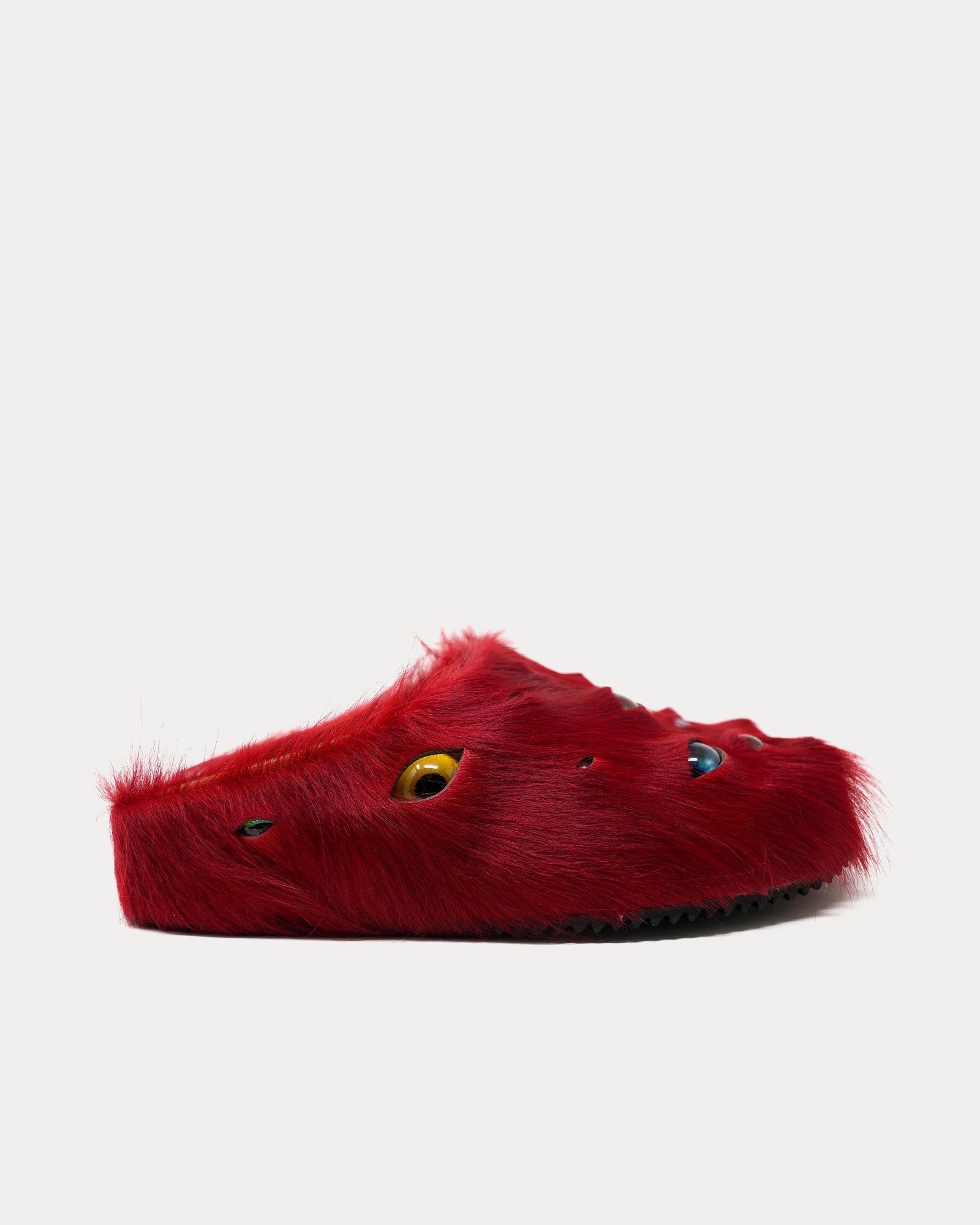 Esenes Eyeball Red Mules - 1