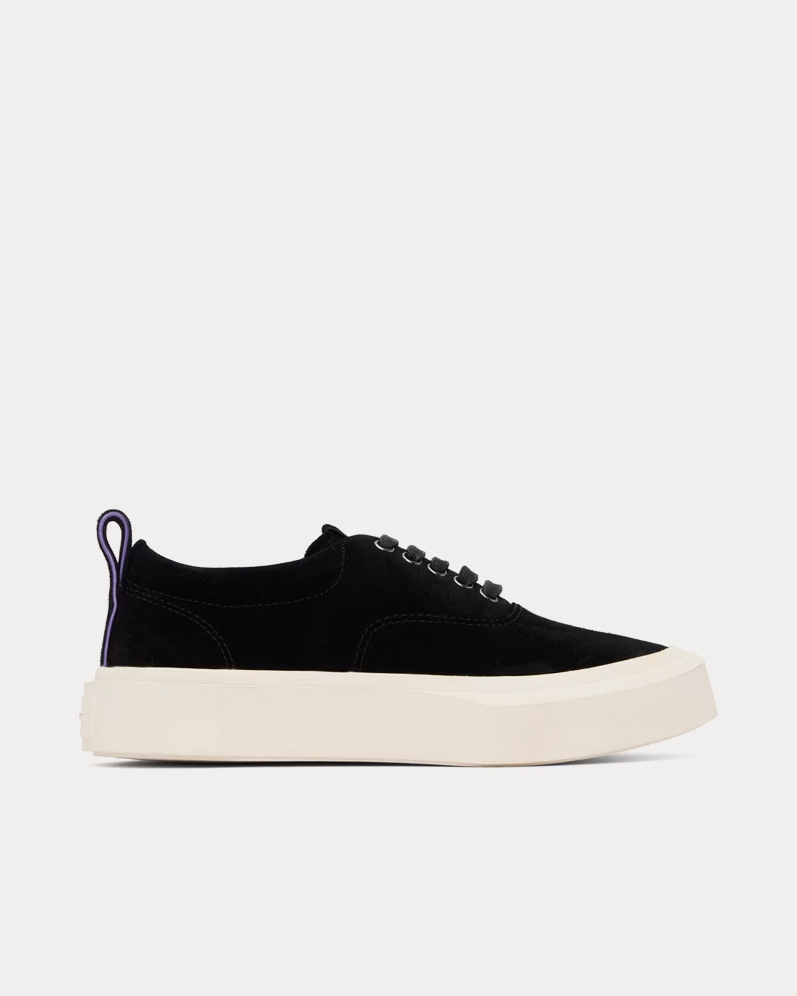 Eytys Mother II Suede Black Low Top Sneakers - 1