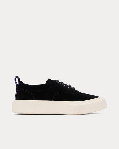 Eytys Mother II Suede Black Low Top Sneakers