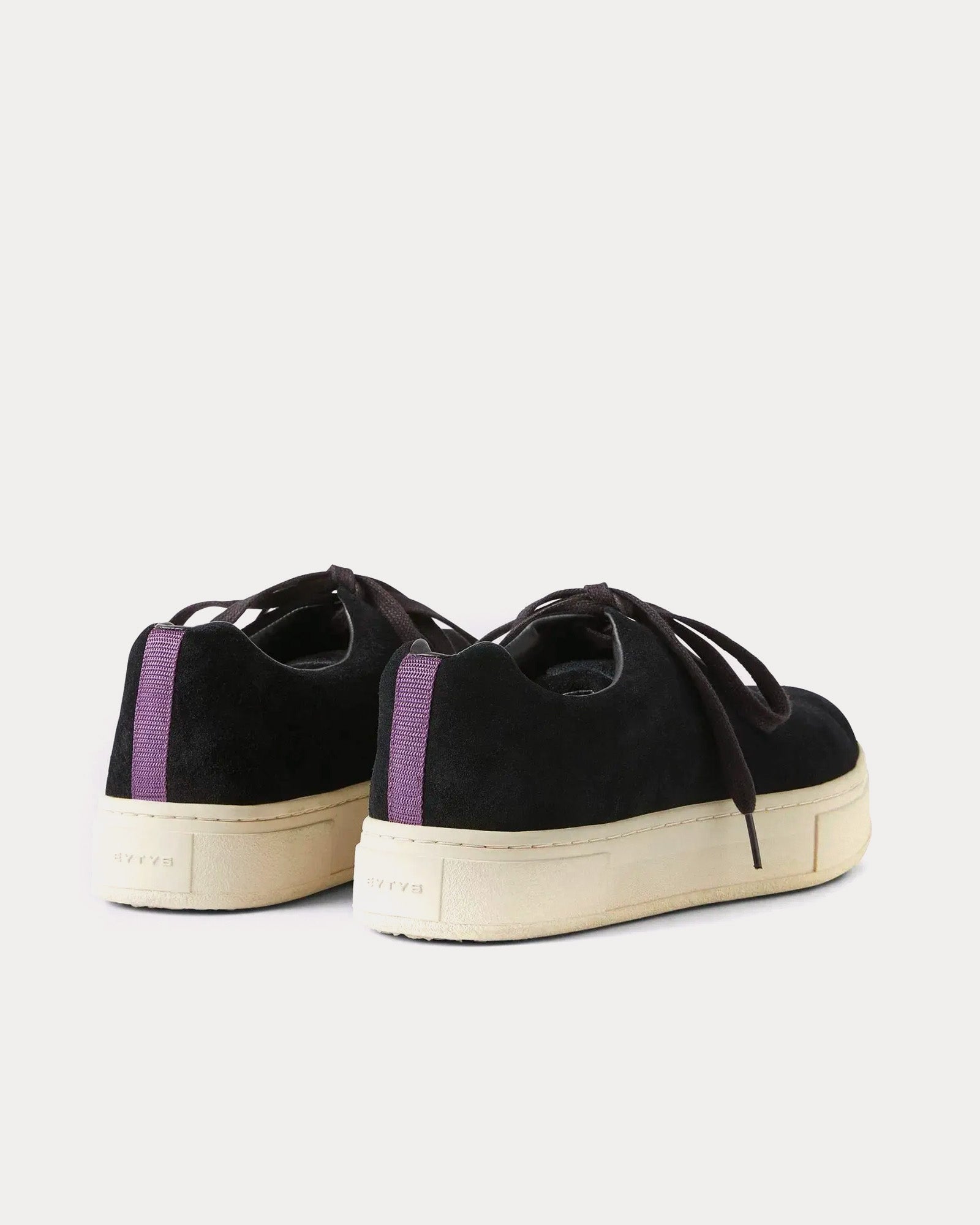 Eytys Doja Suede Black Low Top Sneakers - 3