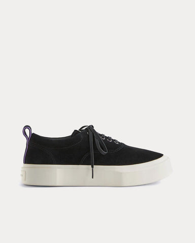 Eytys Mother II Suede Black Low Top Sneakers