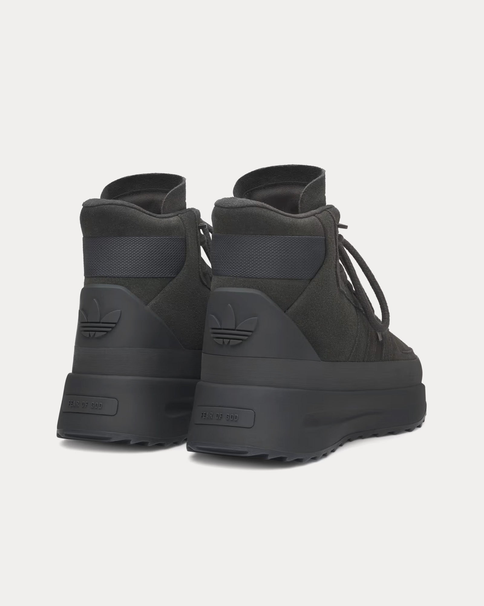 Fear of God Athletics Los Angeles Hiker Carbon / Carbon / Carbon High Top Sneakers - 3