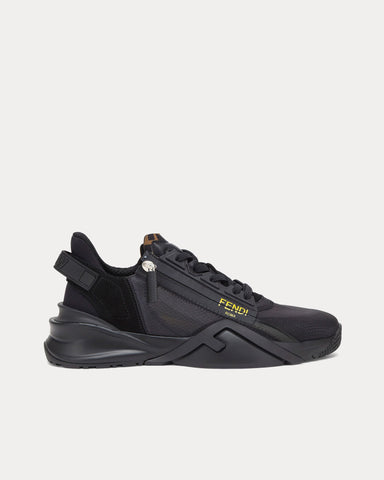 Fendi by Marc Jacobs Flow Nylon Black Low Top Sneakers