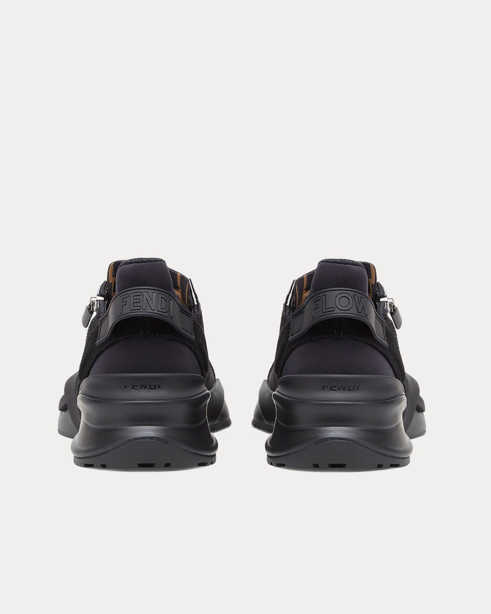 Fendi by Marc Jacobs Flow Nylon Black Low Top Sneakers - 4