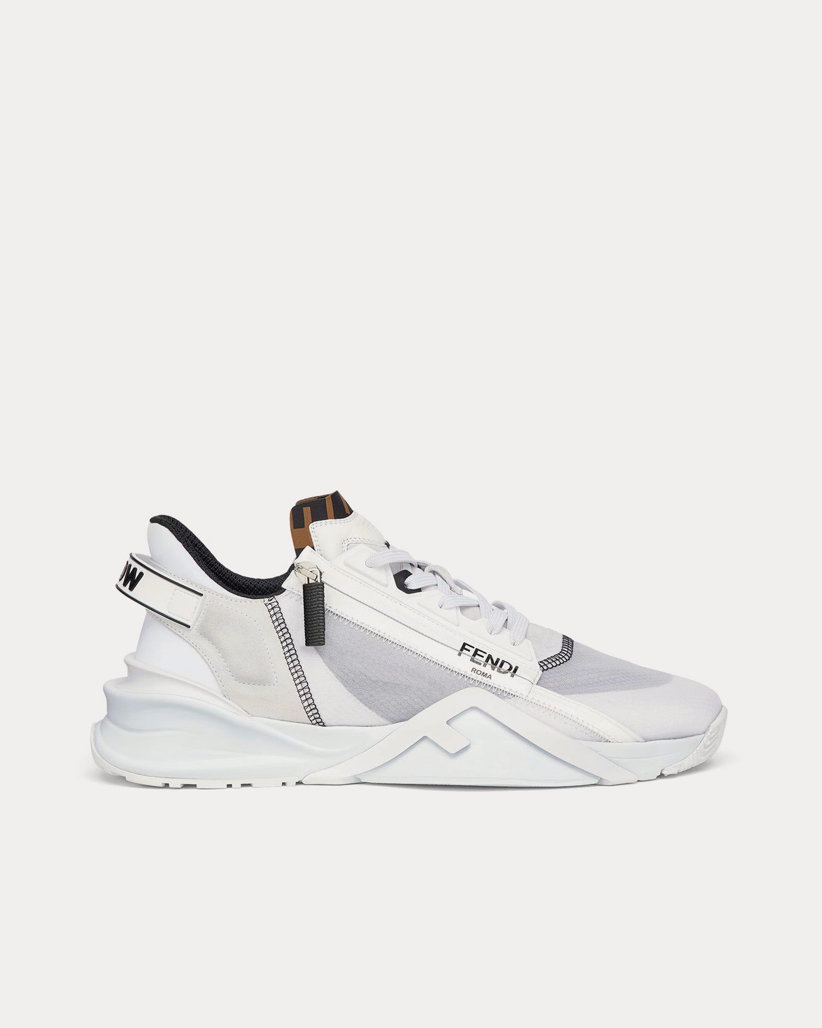 Fendi by Marc Jacobs Flow Nylon White Low Top Sneakers - 1