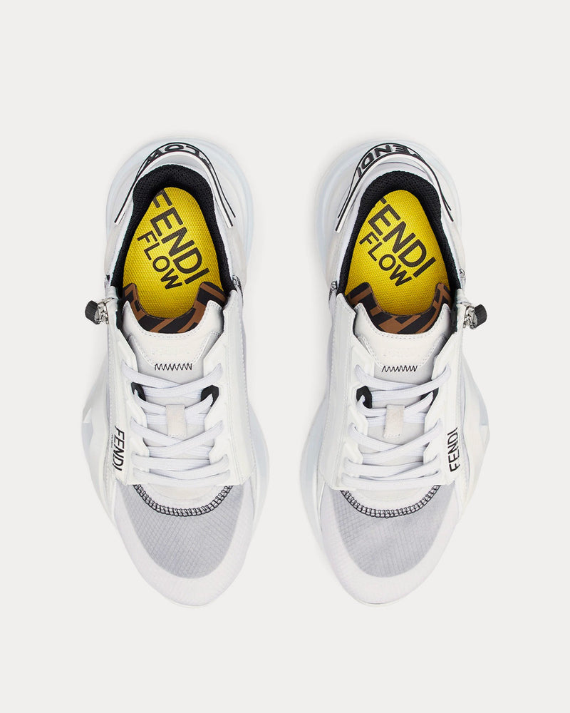 Fendi by Marc Jacobs Flow Nylon White Low Top Sneakers - 2