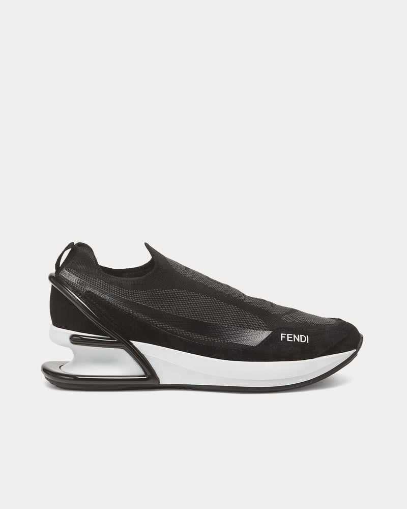 Fendi First 1 Fabric Black Slip On Sneakers - 1