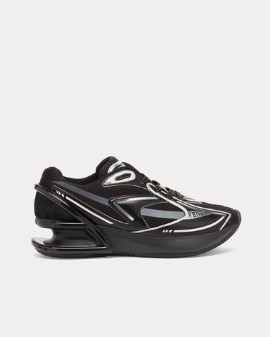 Fendi First 1 Fabric Black Low Top Sneakers