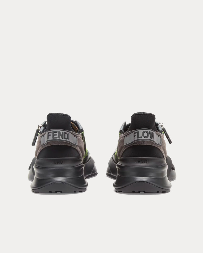 Fendi black fabric store sneakers