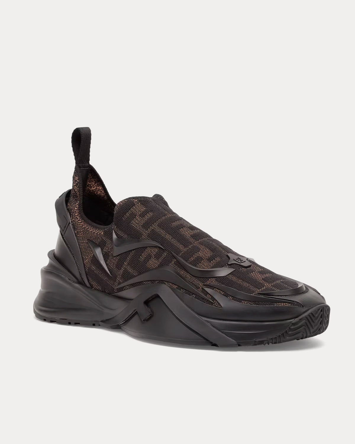 Fendi Flow Mesh Brown Slip On Sneakers - Sneak in Peace