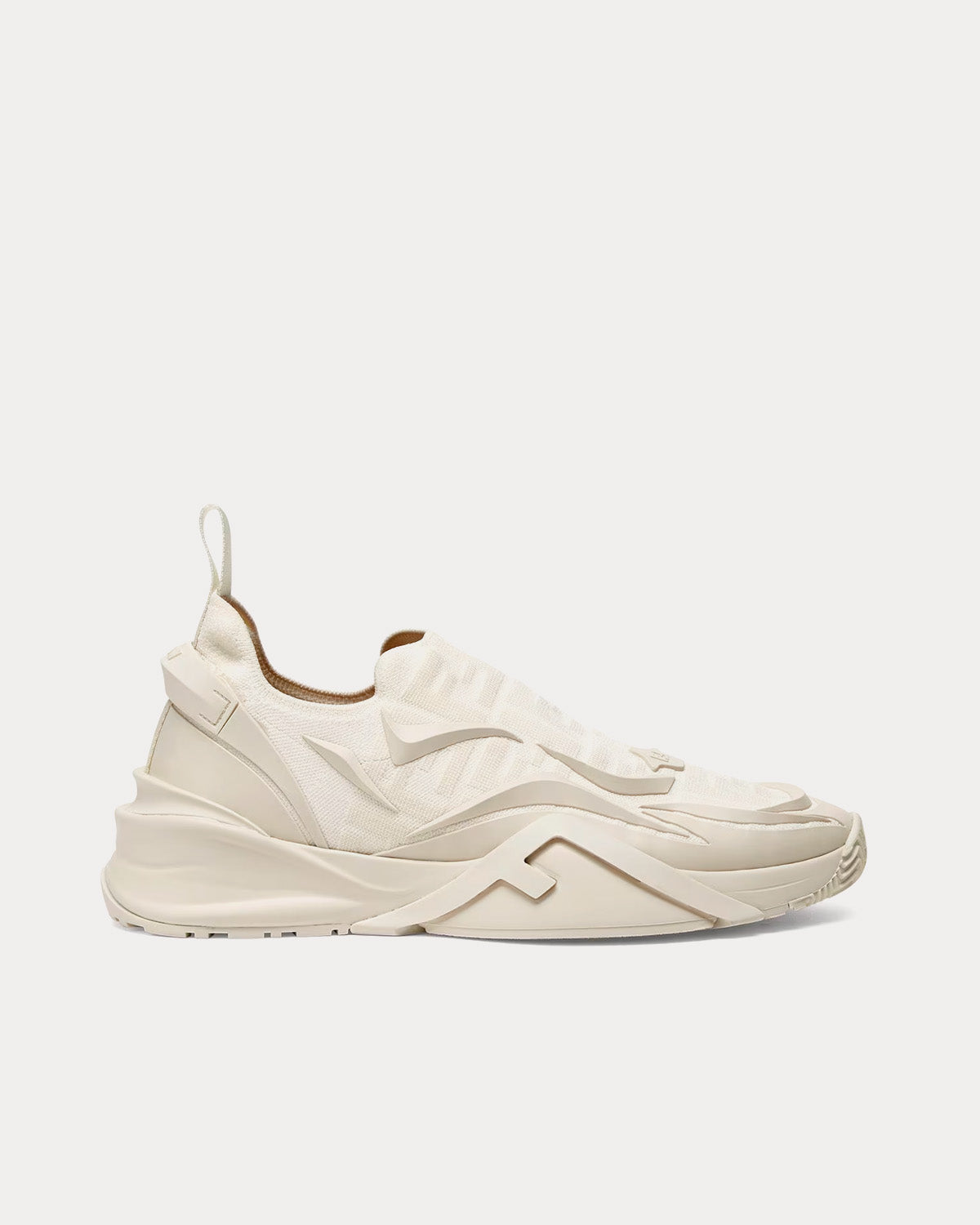 Fendi Flow Mesh White Slip On Sneakers - 1