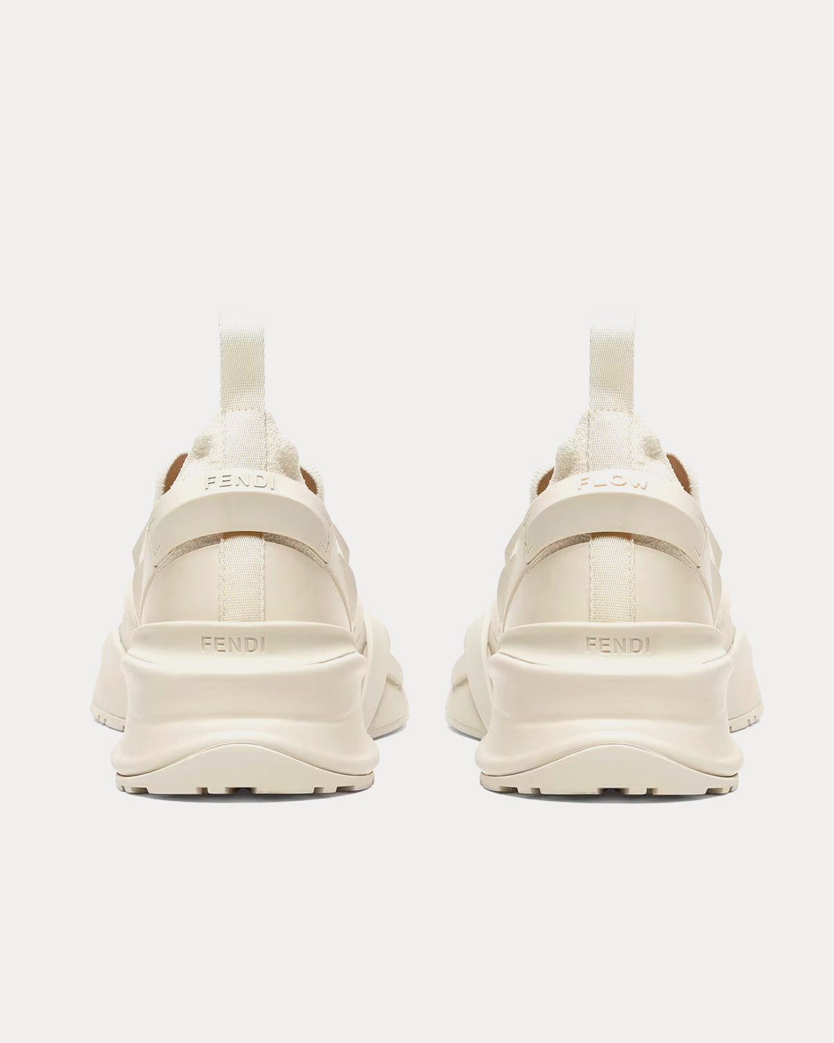 Fendi Flow Mesh White Slip On Sneakers - 4