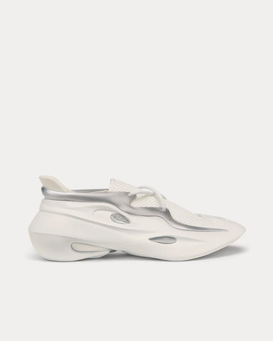 Fendi x MAD Architects Mad Lycra White Slip On Sneakers