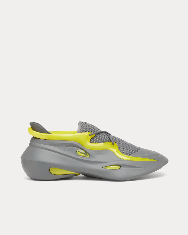 Fendi x MAD Architects Mad Lycra Grey Slip On Sneakers - 1