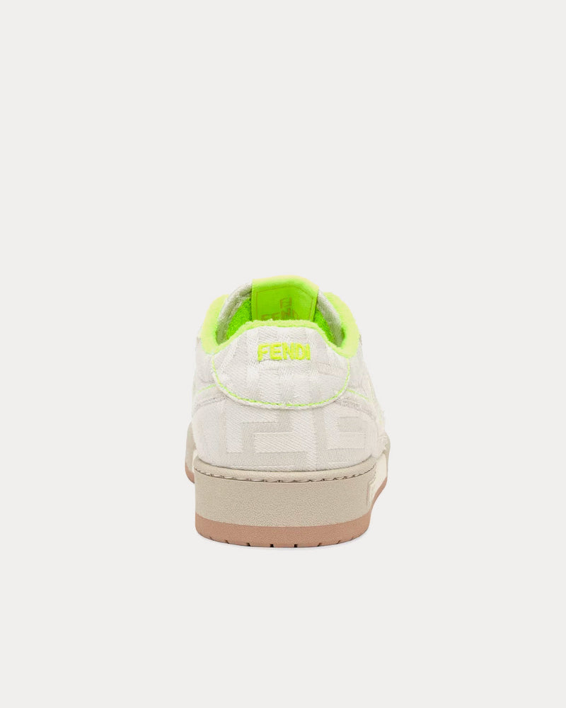 Fendi by Marc Jacobs Match Canvas White Low Top Sneakers - 4