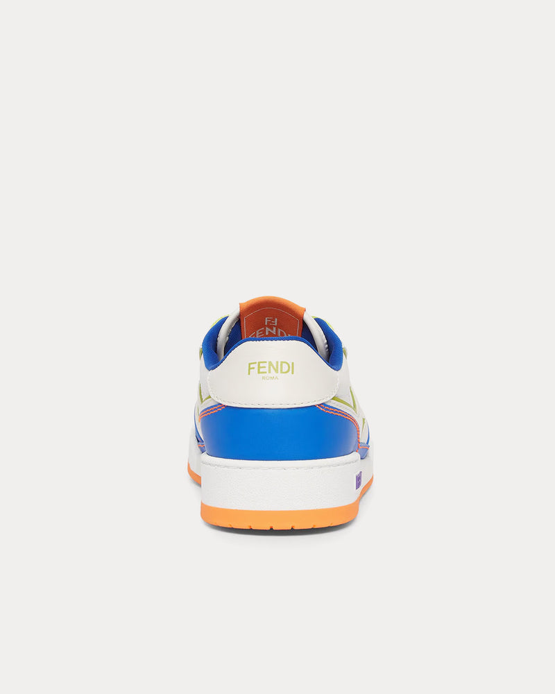 Fendi Match Leather Multi Low Top Sneakers - 4