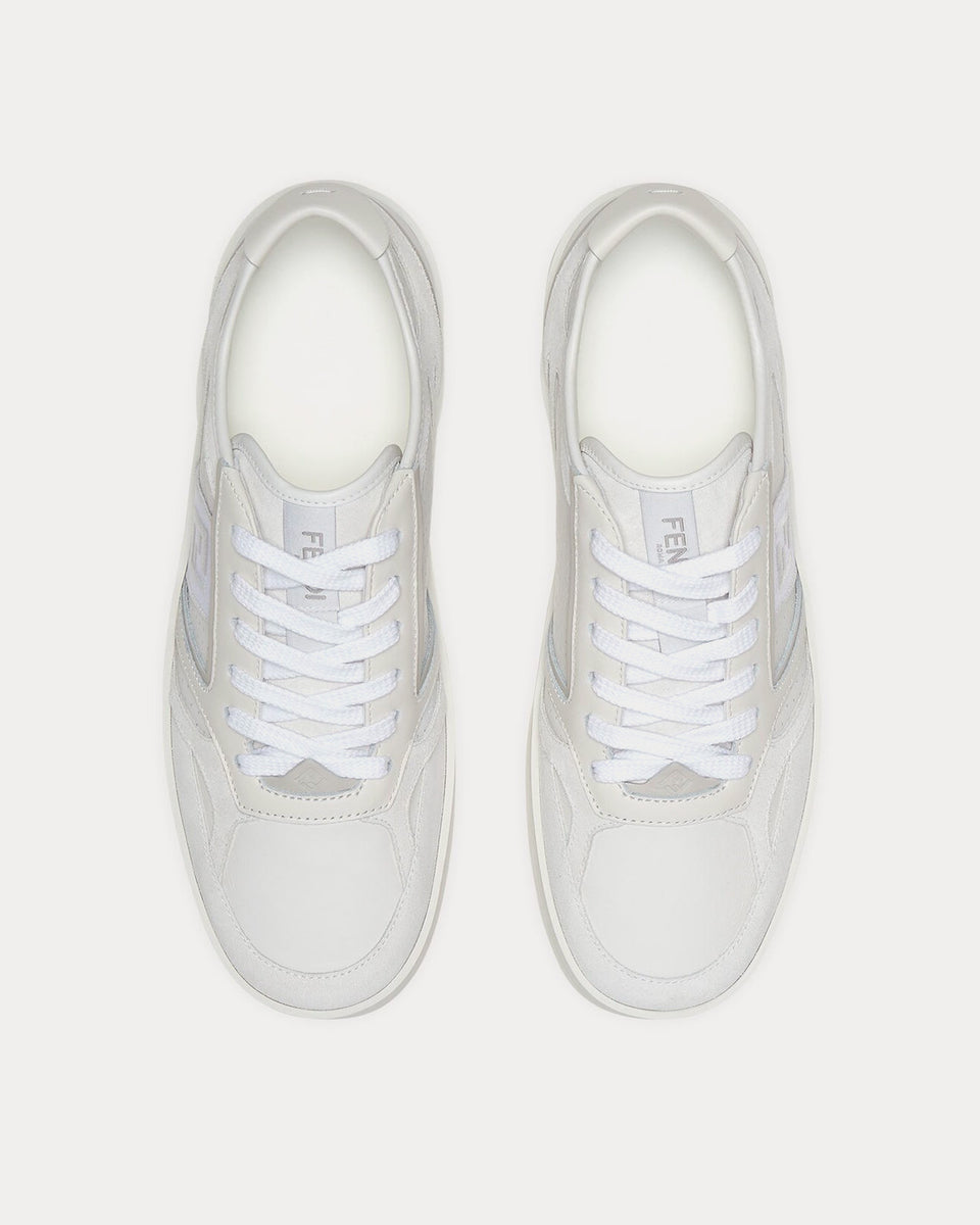 Fendi Step Leather White Low Top Sneakers - Sneak in Peace