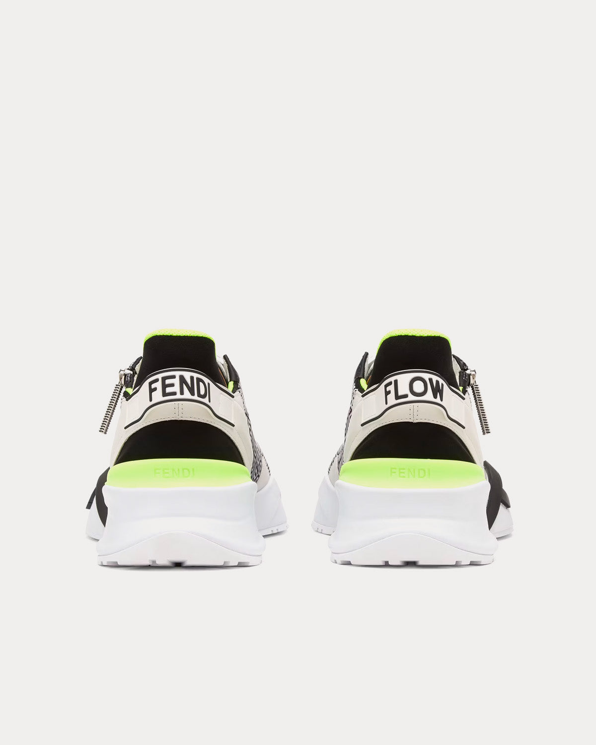 Fendi by Marc Jacobs Flow Nylon White Low Top Sneakers - 4