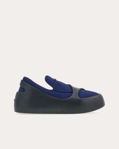 Ferragamo Hybrid Marine Blue Slip On Sneakers