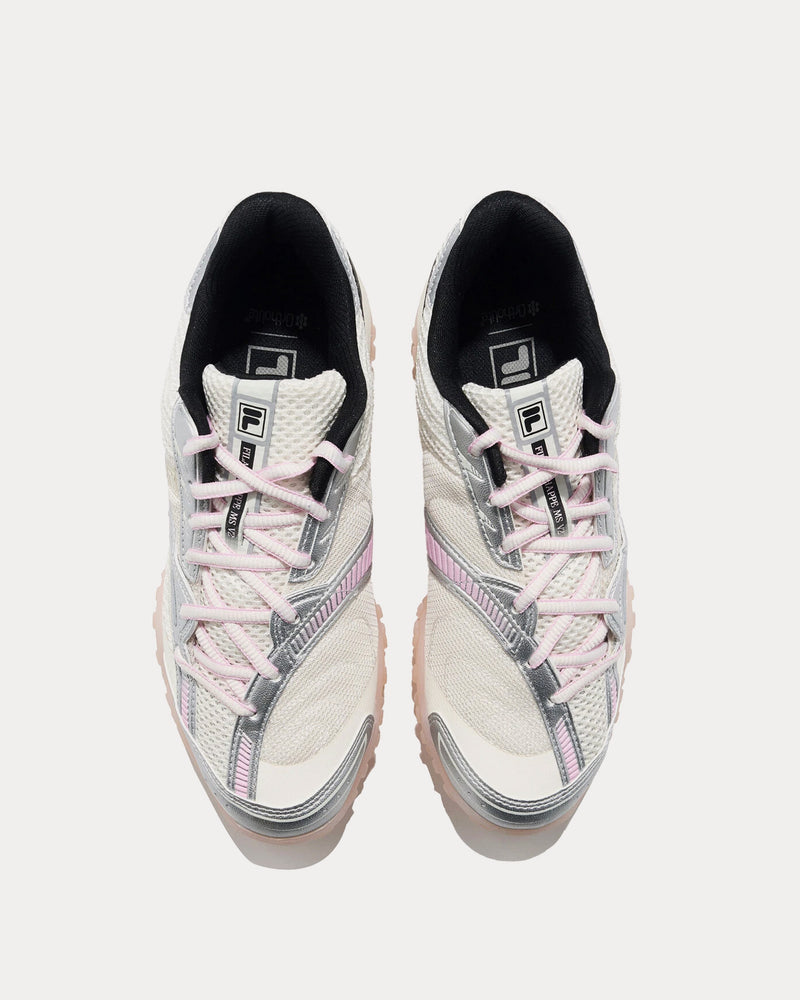 FILA Echappe v2 Pink / Silver / Cream Low Top Sneakers - 2