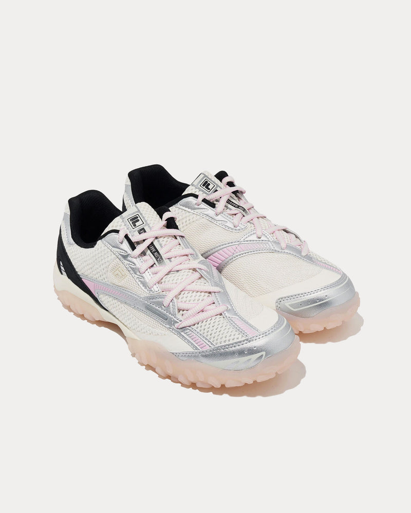 FILA Echappe v2 Pink / Silver / Cream Low Top Sneakers - 3