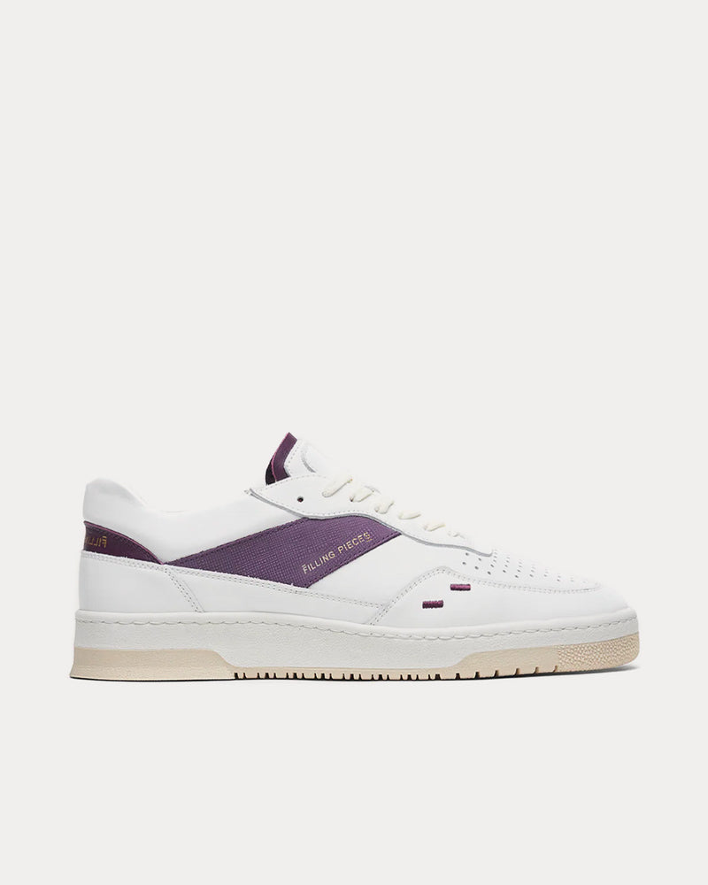 Filling Pieces Ace Spin Purple / White Low Top Sneakers - 1