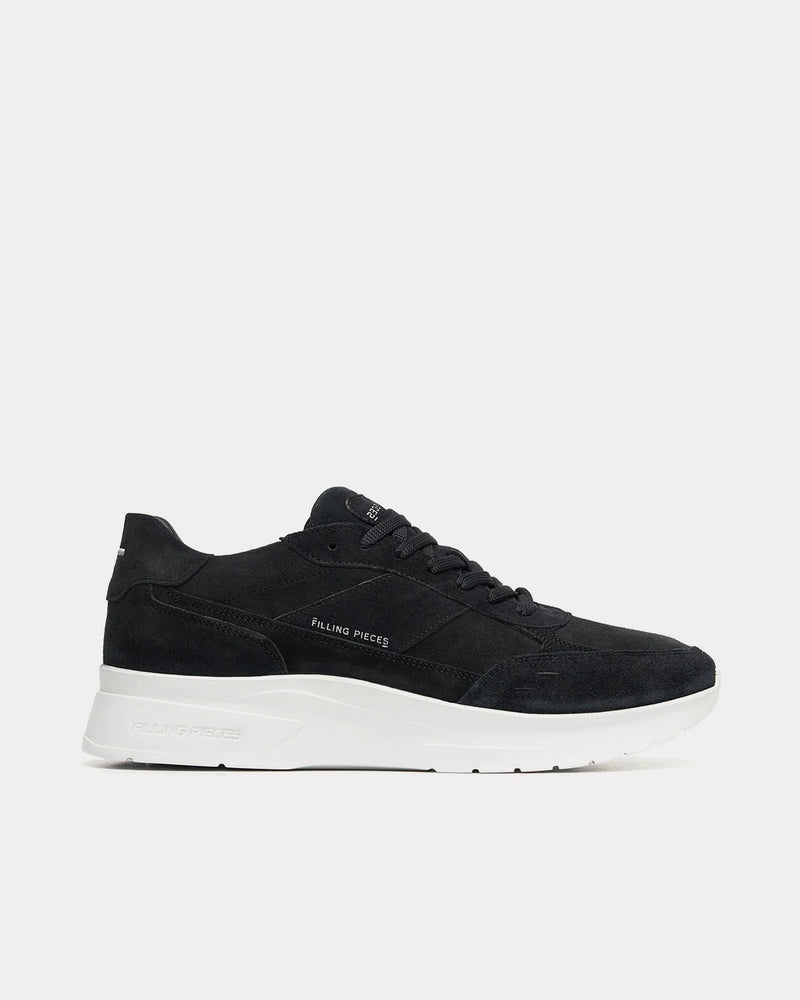 Filling Pieces Jet Runner Black Low Top Sneakers - 1