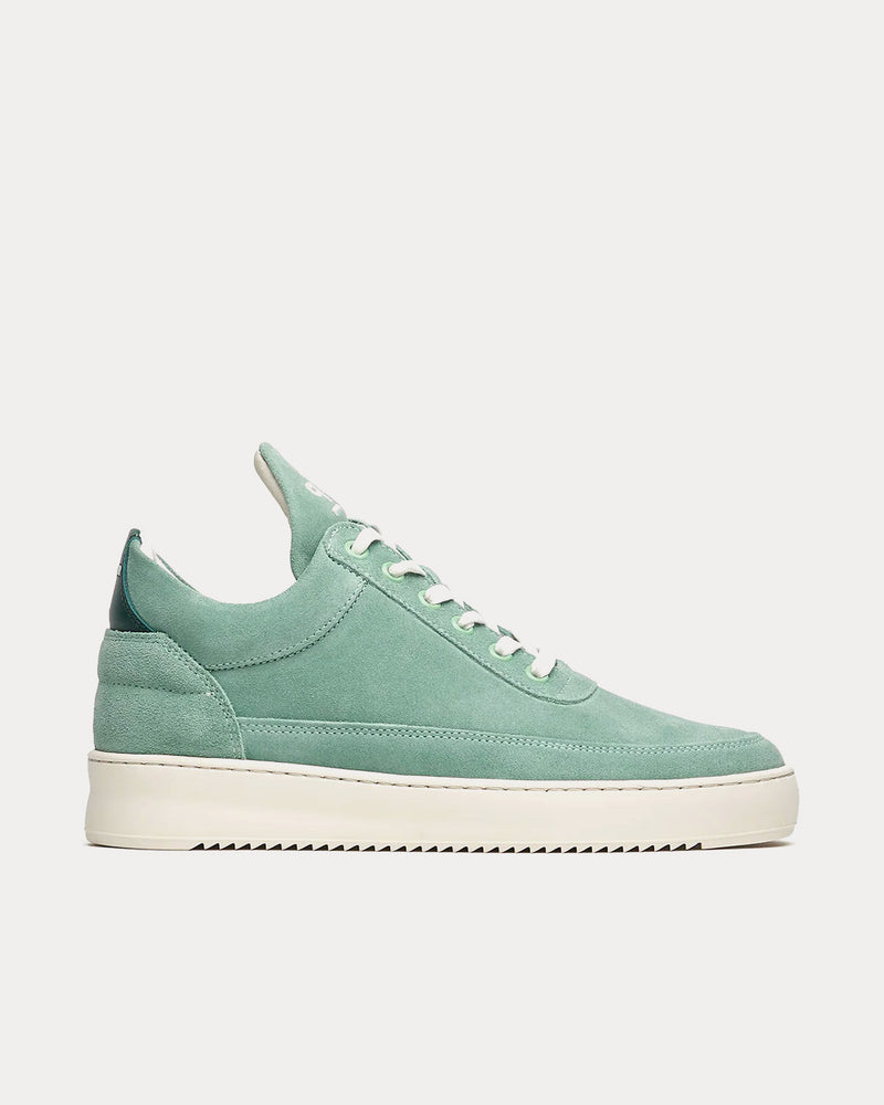 Filling Pieces Suede Pistachio Low Top Sneakers - 1