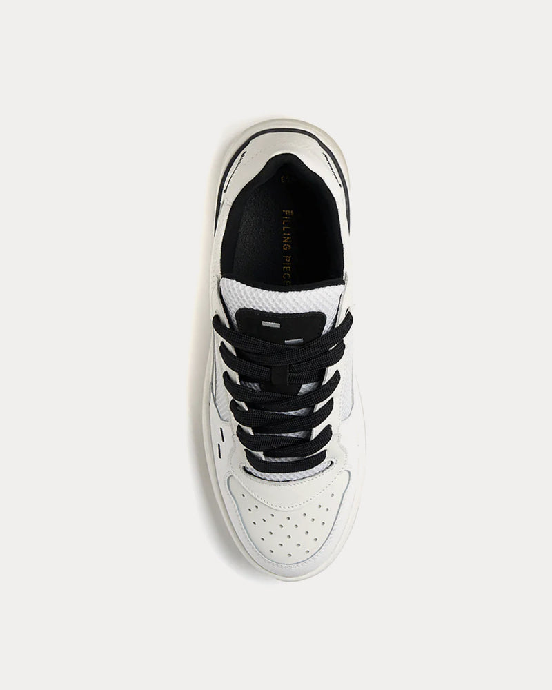 Filling Pieces Cruiser Crumbs White / Black Low Top Sneakers - 2