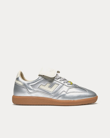 Flamingos' Life Burela Slim Player Silver Low Top Sneakers